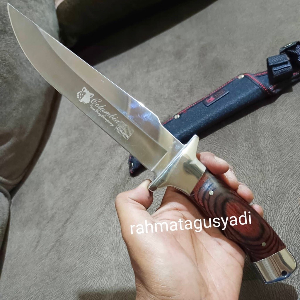NEW PISAU DAGING BERBURU SUPER TAJAM - BELATI - BERBURU - KOMANDO - SURVIVAL (PROMO)