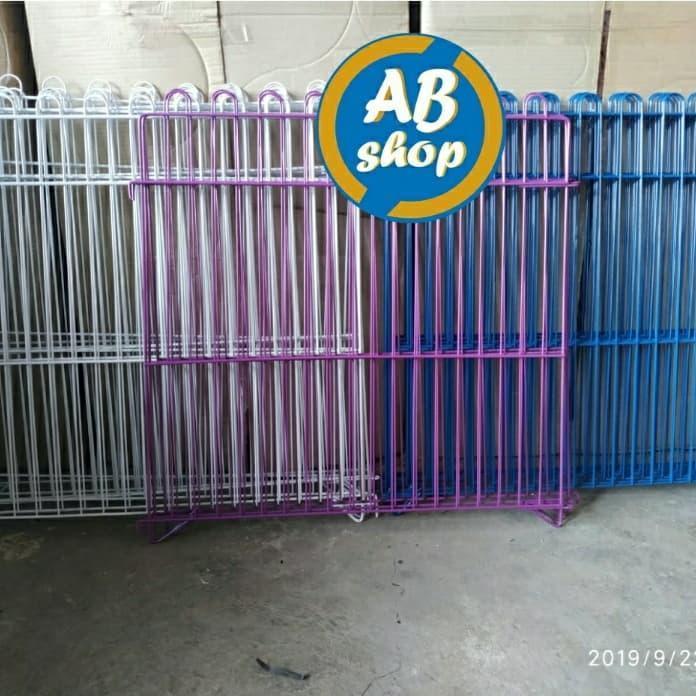 Kandang Kucing kelinci Pagar besi Termurah - LEMBAR PINTU, BABLEWRAP