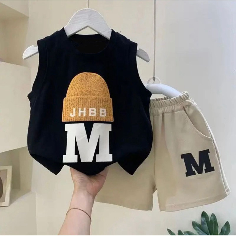 SETELAN BAJU ANAK LEKBONG SINGLET BAYI ANAK LAKI LAKI 1-5TAHUN