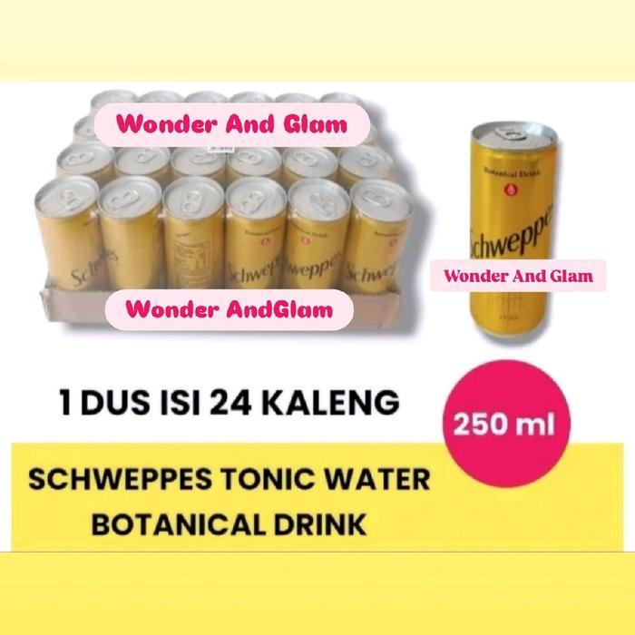 Tonic water schweppes / Schweppes Tonic Water 330ml 24Pcs - 250ml