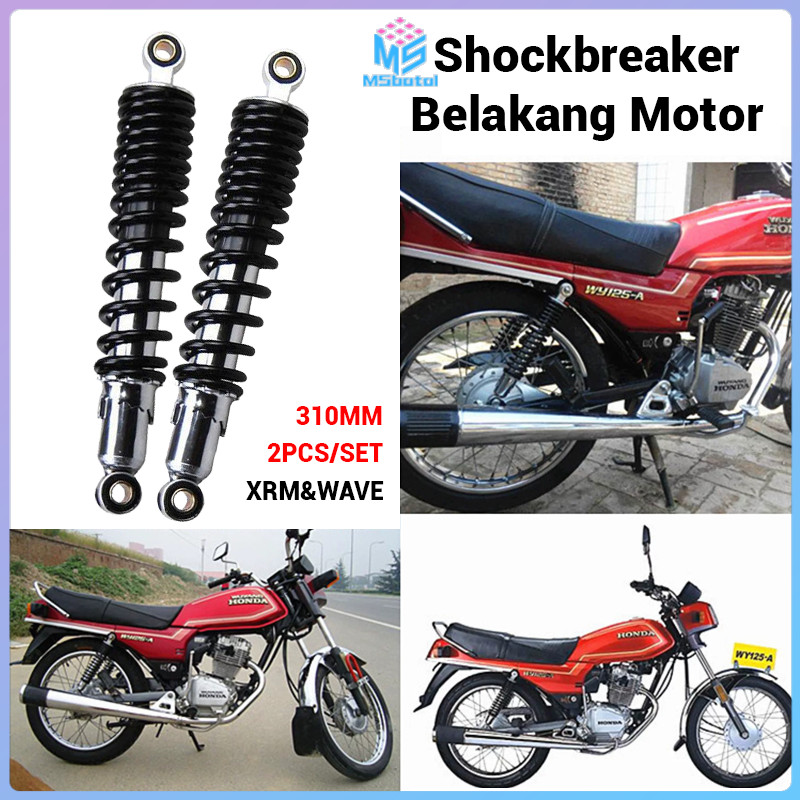 [COD] Shockbreaker Motor Universal 2 PCS - Wave Shockbreaker Belakang Motor - Sok Breker 310mm Kwali