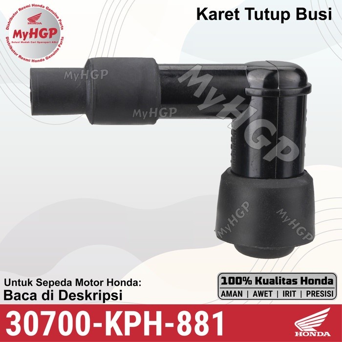 30700KPH881 Karet Cop Busi Karisma/Supra-X/FIT/Revo 90° 30700-KPH-881 30700 KPH 881