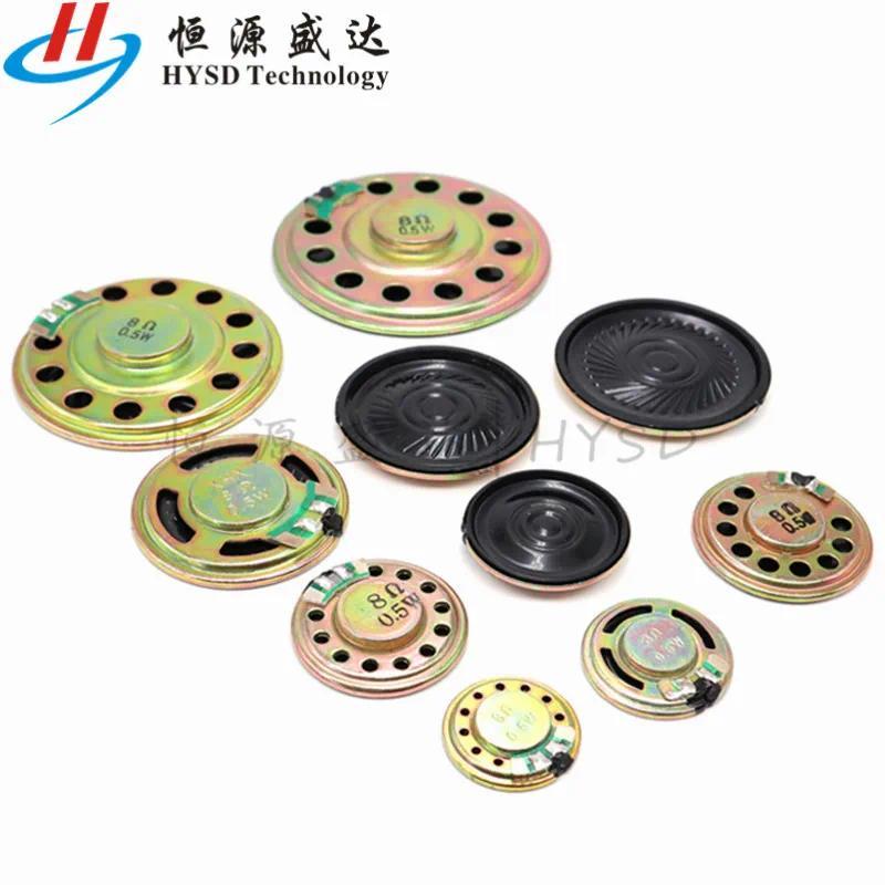10pcs 05W 1W 2W 3W 8R Mini Speaker 4Ohm 8Ohm 16Ohm 32Ohm 50R Speaker Horn Ultra-tipis Diameter 40mm 
