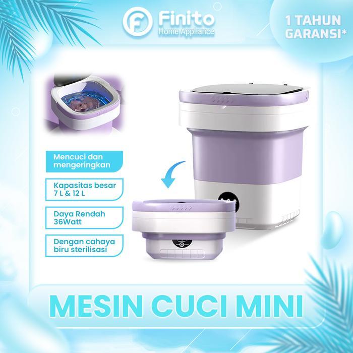 Mesin Cuci Mini Dan Pengering Pakaian Mesin Cuci Lipat Kapasitas 7 & 12 Liter - 12 LITER