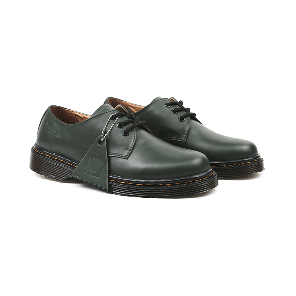 Mancow - Low Boots Green - Sepatu Formal Pria Wanita Original Kulit Asli