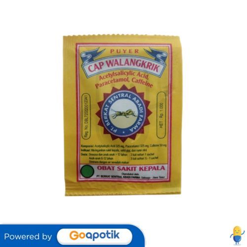 PUYER CAP WALANGKRIK 1 SACHET @ 700 MG