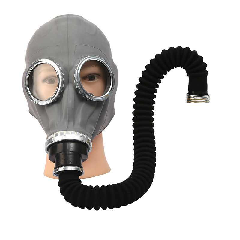 lekmeen- Gas Mask Gp5 Protection Hose Filter Topeng Anti Polusi Masker Gas Rusia