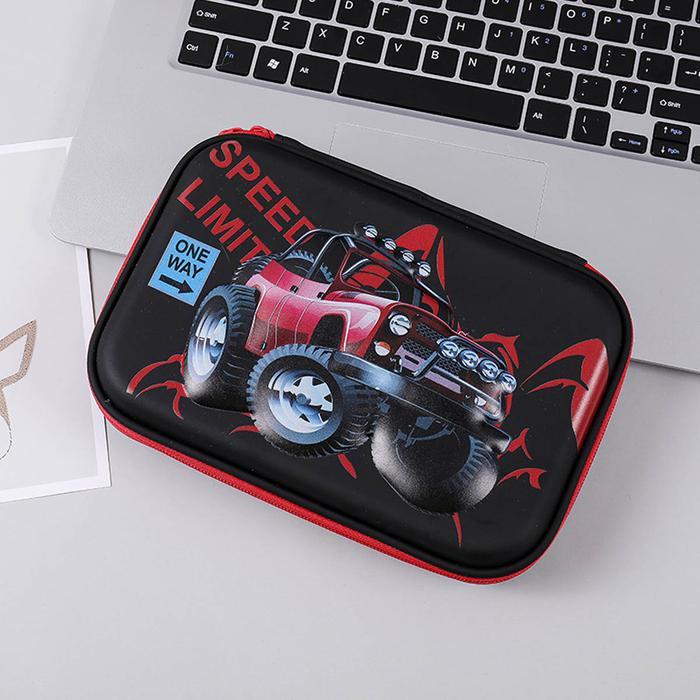 Tempat Pensil Anak motif Mobil Jip Kotak Pensil 3D Jip Kotak Pensil Cowo Jip Besar Kado Anak Cowo Ka