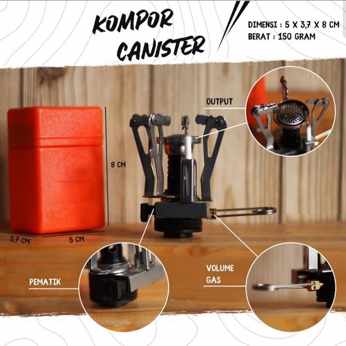 Kompor Canister / Kompor Lipat Portable Camping