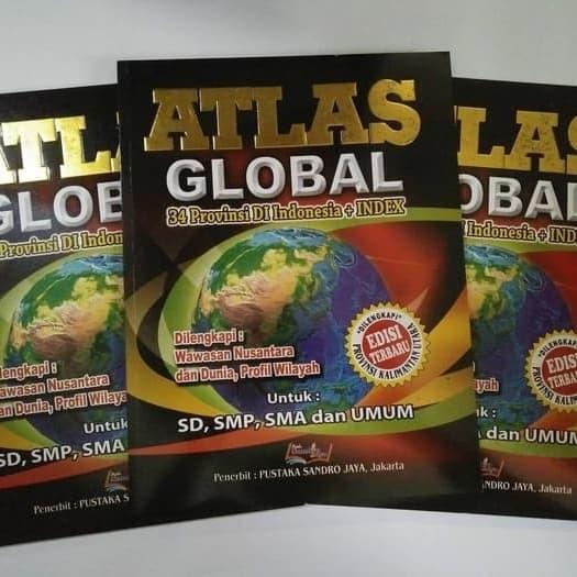 buku atlas indonesia dan dunia / buku peta indonesia dan dunia