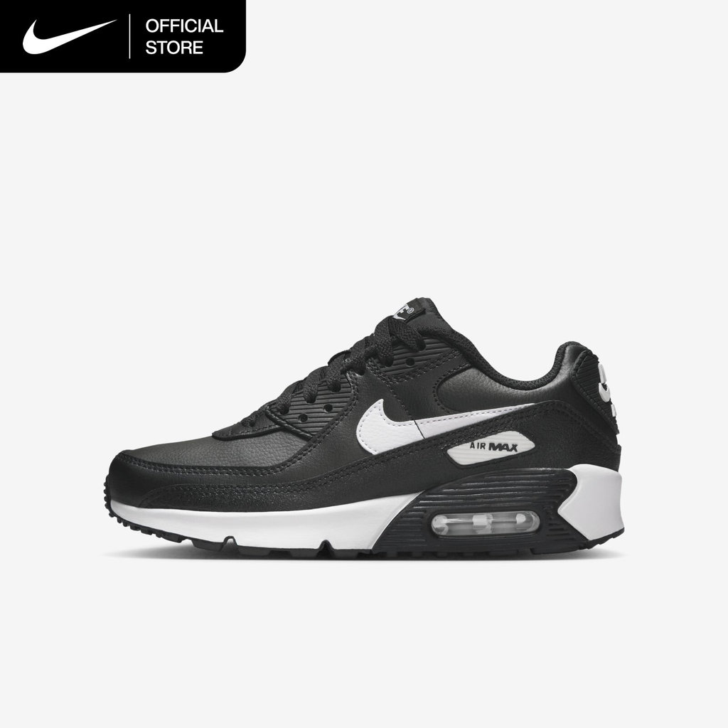 Nike Older Kids' AIR Max 90 LTR Shoes - Black [CD6864-029]