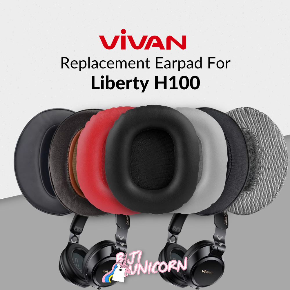 Earcup Ear Cushion Earpad Vivan Liberty H100 H 100 H-100 Busa Bantalan Foam Pad