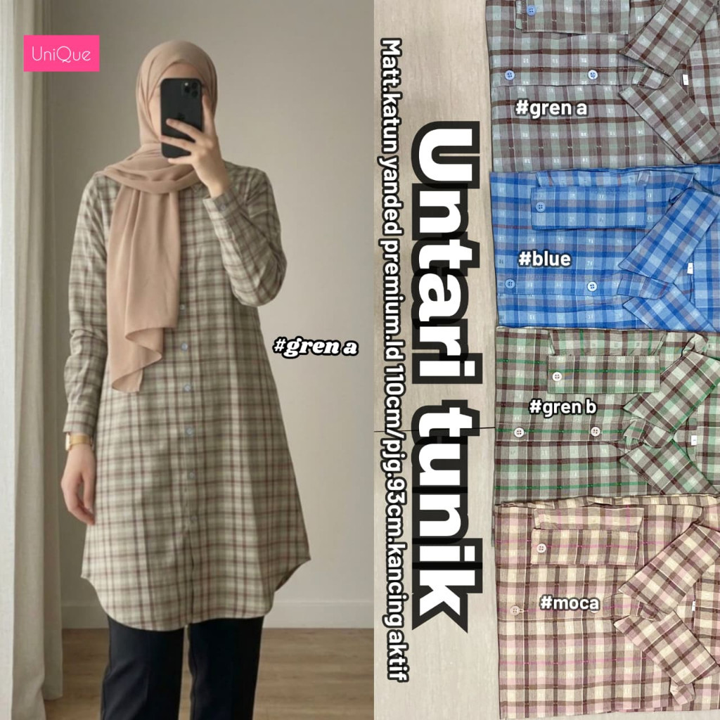 2904     UNTARI TUNIK by UNIQUe    // NOVIISTUFF