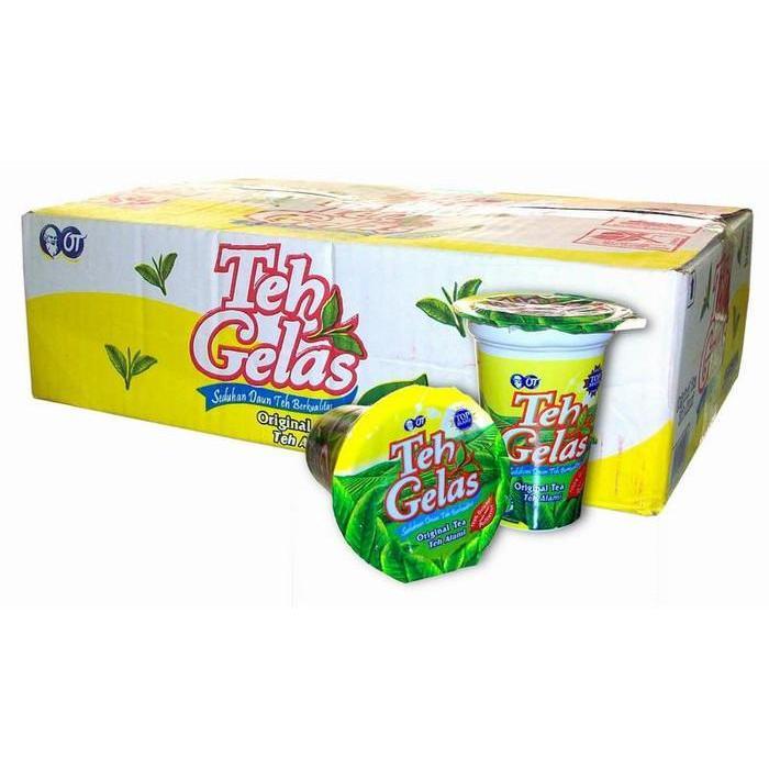 Teh Gelas 1 Dus (24 Pcs) - Khusus Instant/Same Day Murah Banget