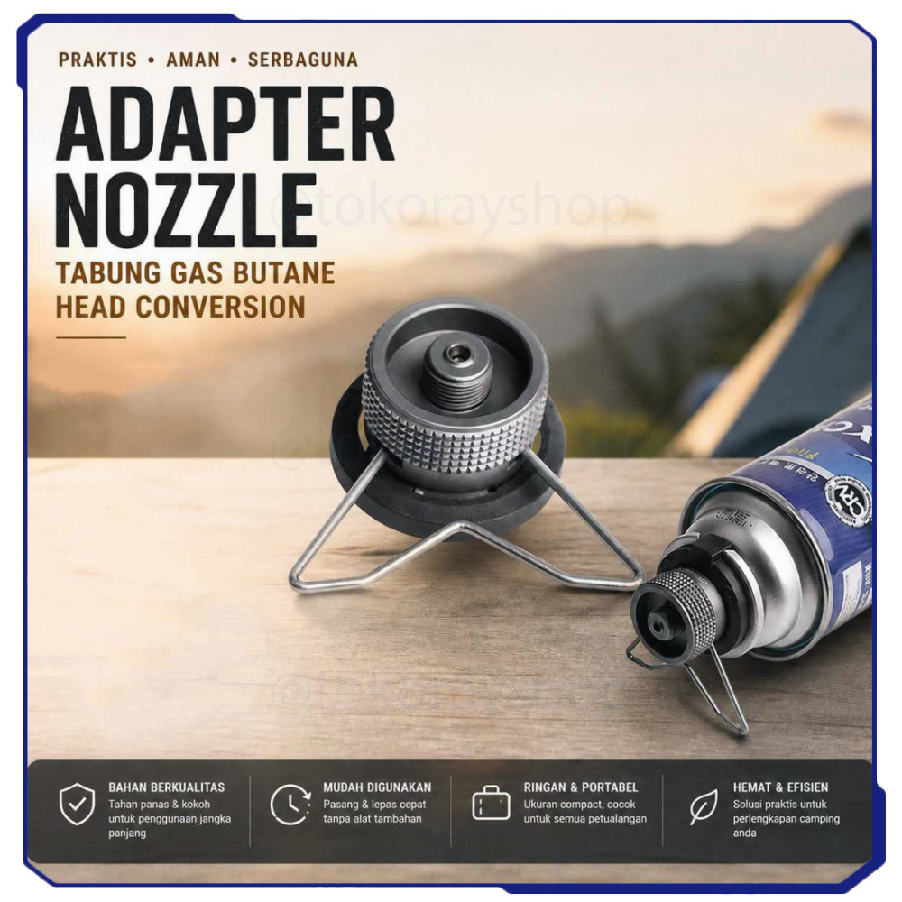 Adapter Nozzle Tabung Gas Butane Head Conversion - Z10