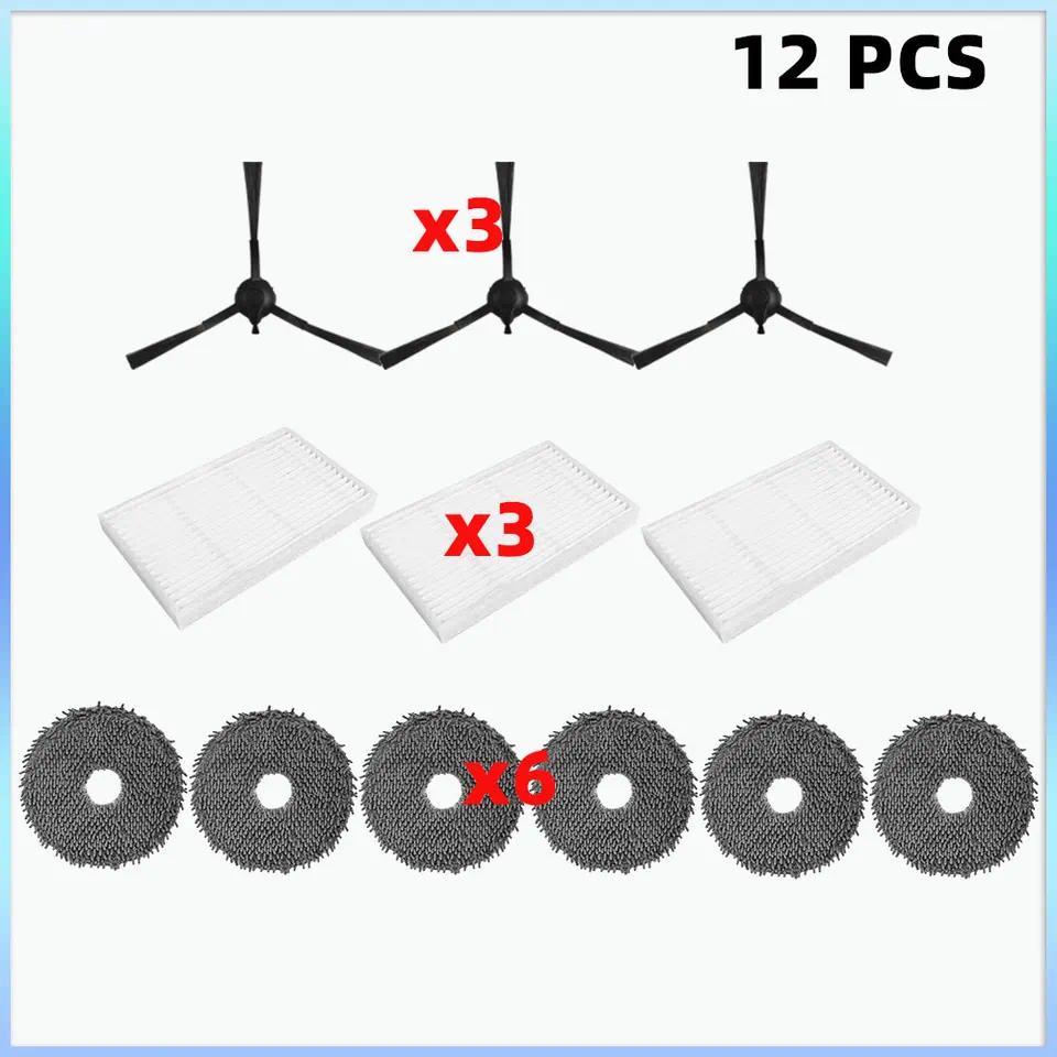 Compatible For PHILIPS HOMERUN 5000 Series Robot Vacuum XU5100/10 Main Side Brush HEPA Filters Mop C