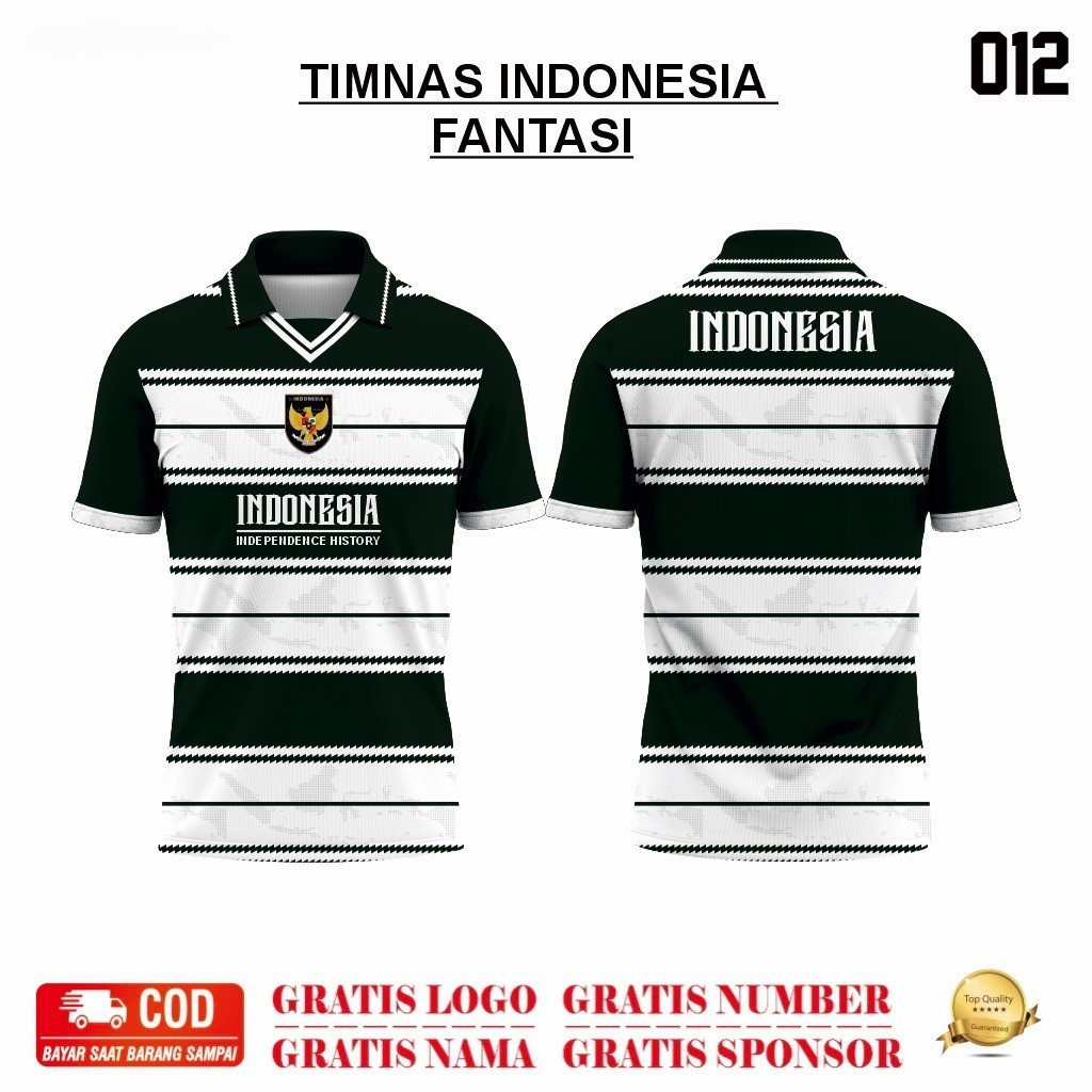 JERSEY OLAHRAGA INDONESIA /JERSEY VINTAGE // VINTAGE FOOTBALL INDONESIA // JERSEY FANTASI