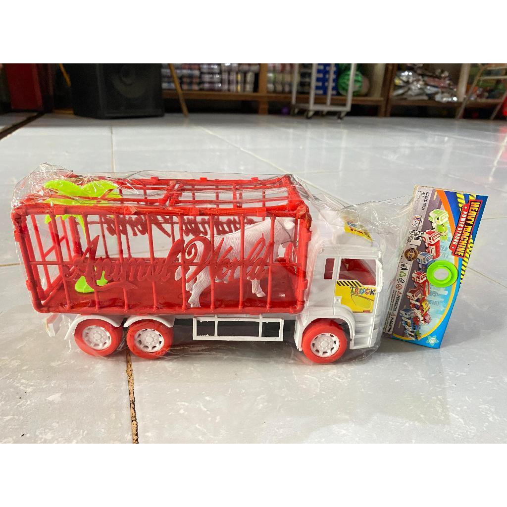 Mainan Mobil Truck Pengangkut Hewan ST 2044/Truck Animal Truck Hewan Murah