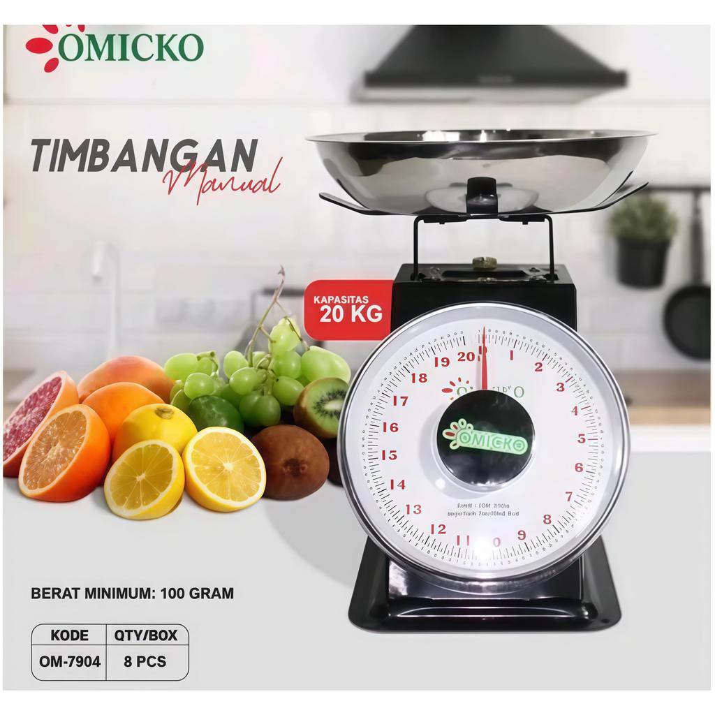 Timbangan duduk jarum 10 kg 20 kg Timbangan Dapur Stainless Steel Akurat Timbangan duduk