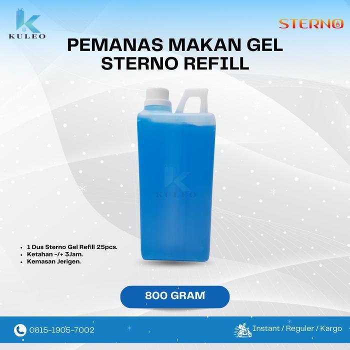 Sterno Gel (Jelly) Biru 1Kg Refill - sterno refill 800ml