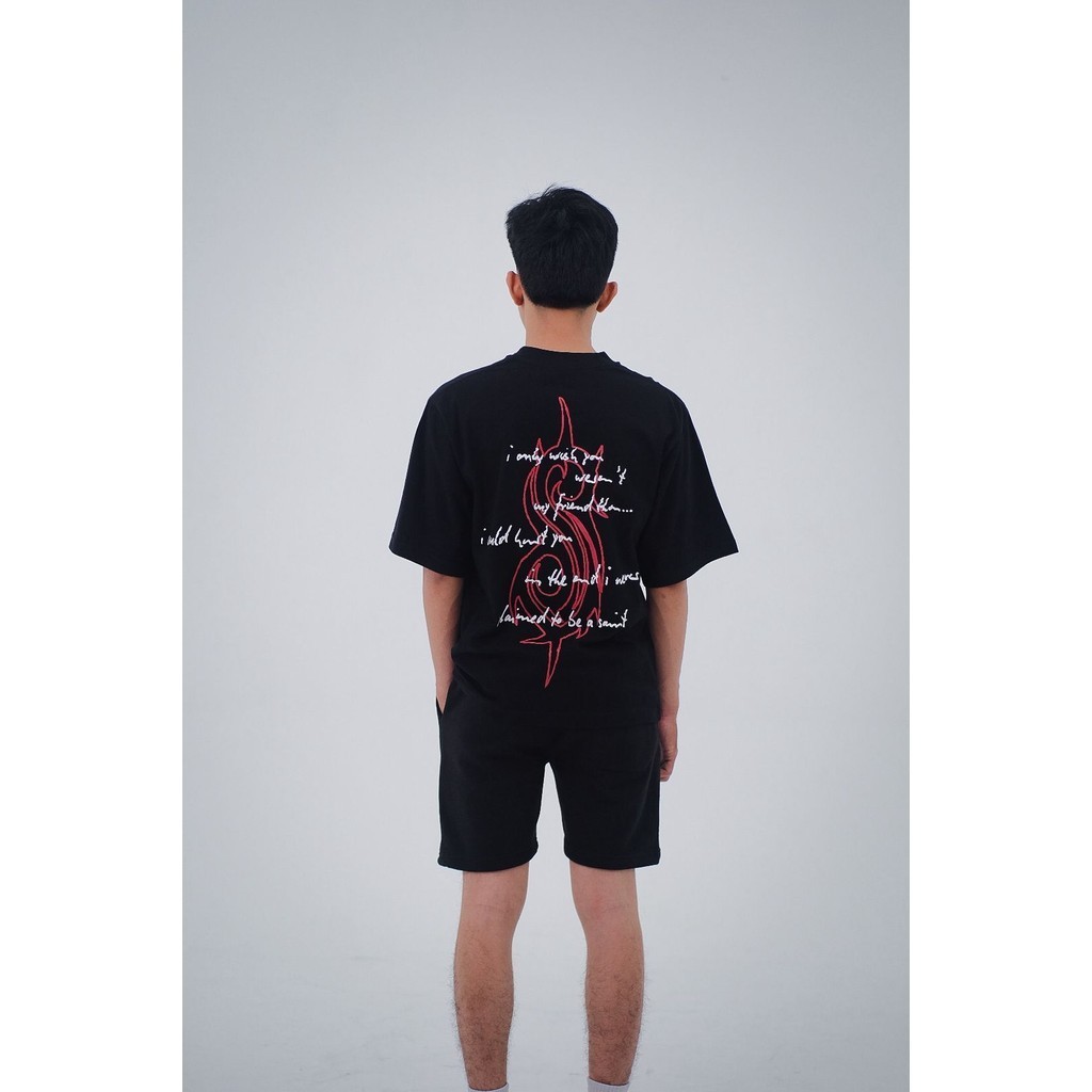 SCAPP | Slipknot Red | Loose Fit Oversize Baju Kaos Unisex