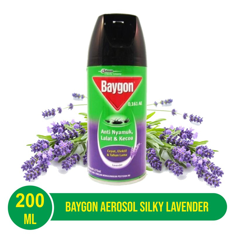1Pcs Baygon 200ML Spray Lavender