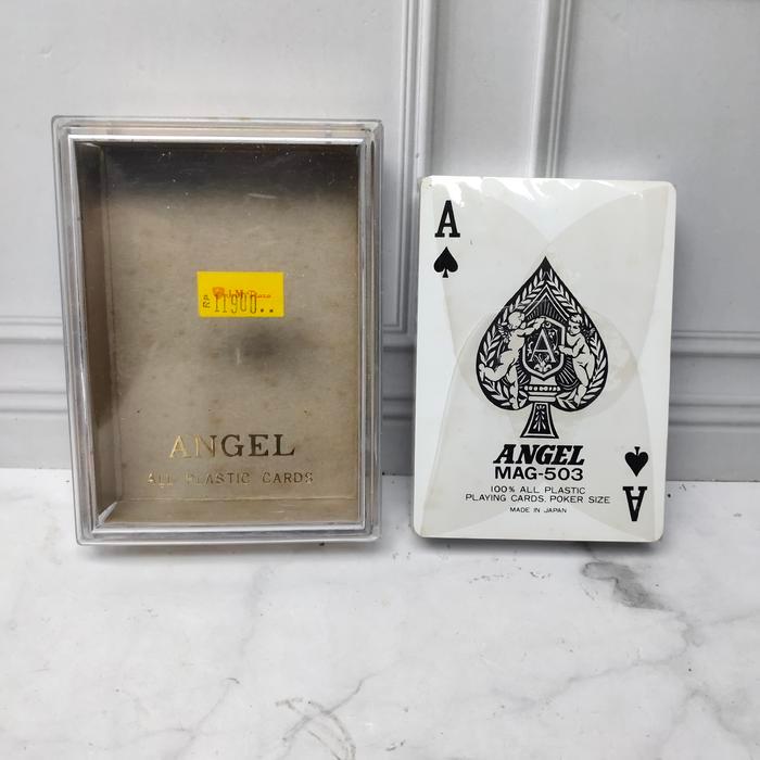 (New Old Stock) Vintage 1979 Angel MAG-503 PVC Playing Cards Japan Original Kartu Remi