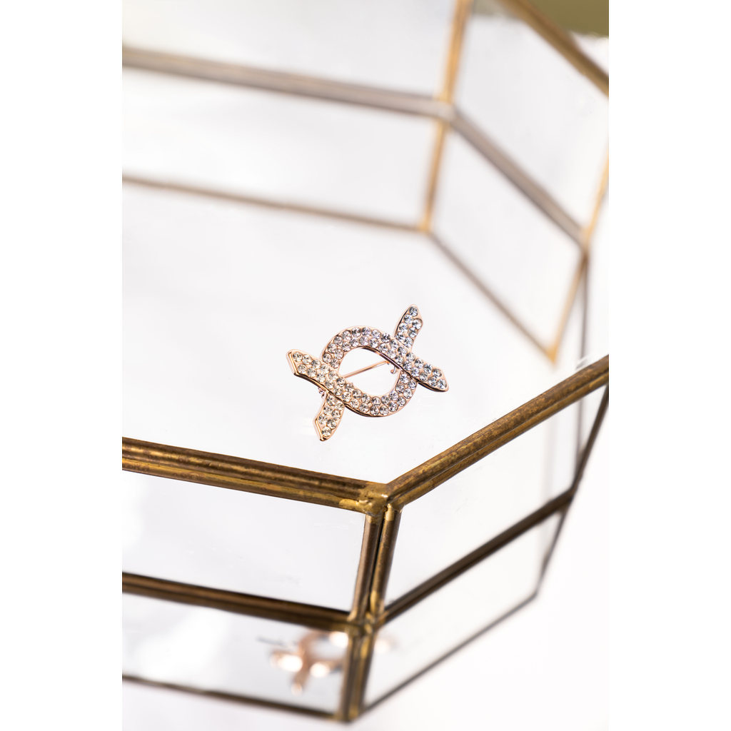 Klamby - Alice Brooch Rose Gold