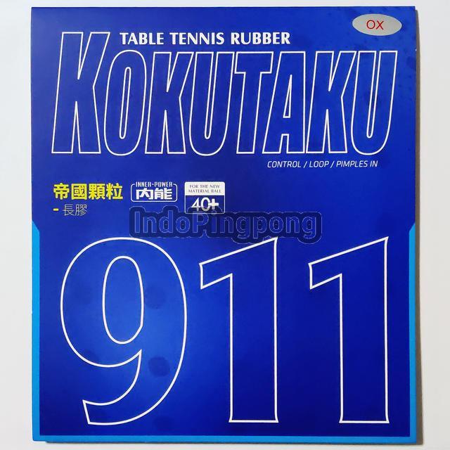 (Frasser Shop) Tuttle 911 OX Kokutaku - Long Pips Bintik Bertahan Panjang - Hitam
