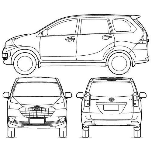 OUTDOOR PREMIUM Cover mobil sarung mobil avanza xenia calya mobilio - avanza