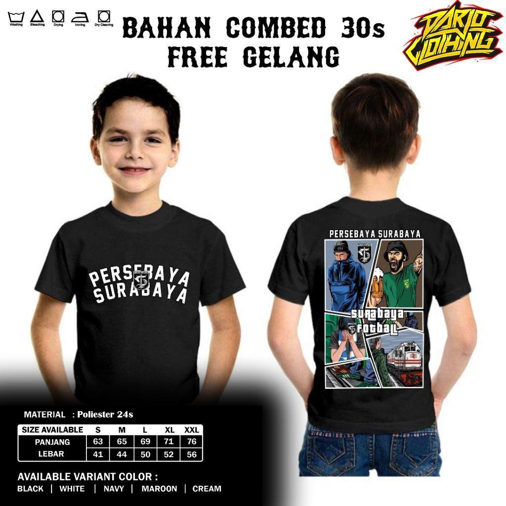 - KAOS ANAK PERSEBAYA SURABAYA FOOTBALL