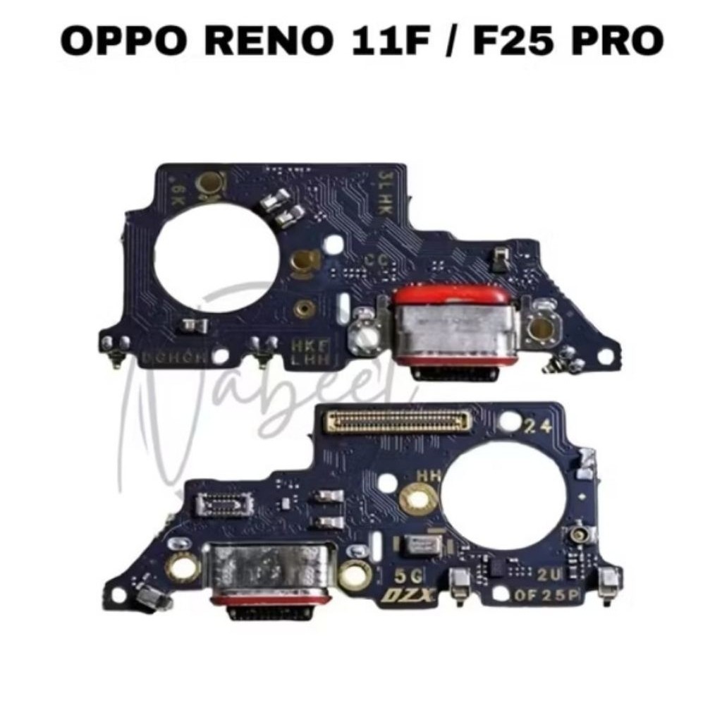 CT | Flexible Charger + ic FOR OPPO RENO 11F / F25 PRO ORIGINAL + MIC + CON H/F Komplit Komponen Ais