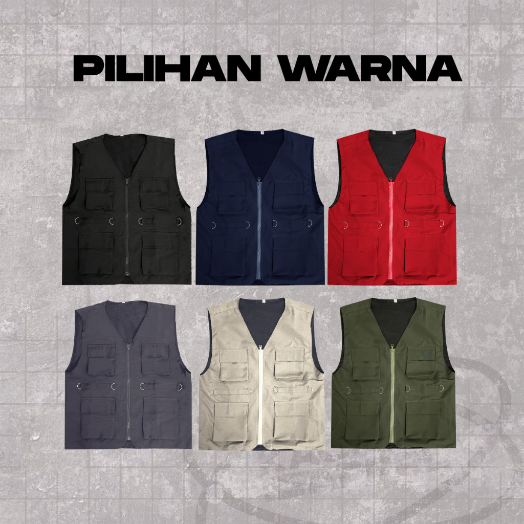 Rompi Custom / Vest Custom Satuan / Rompi Lapangan Tactical Custom