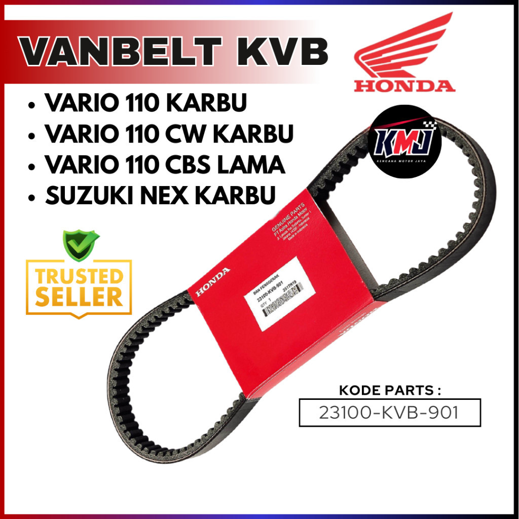 23100-KVB-901 Van Belt V-Belt Honda Vario 110 Karbu Vario 110 CW Karbu Vario 110 CBS LAMA Suzuki NEX