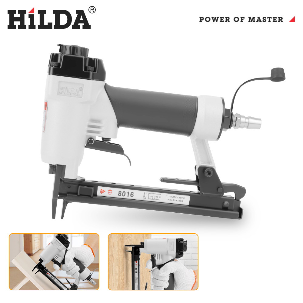 Hilda air stapler 8016 pneumatic upholstery stapler pneumatic staple  Air stapler  nailer small for 