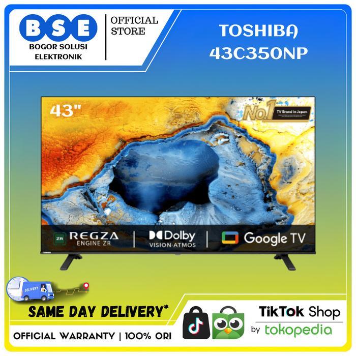 TV 43 Inch Toshiba 43C350NP Dolby Vision Atmos TV Toshiba 43 C350 NP LED Smart TV 4K UHD