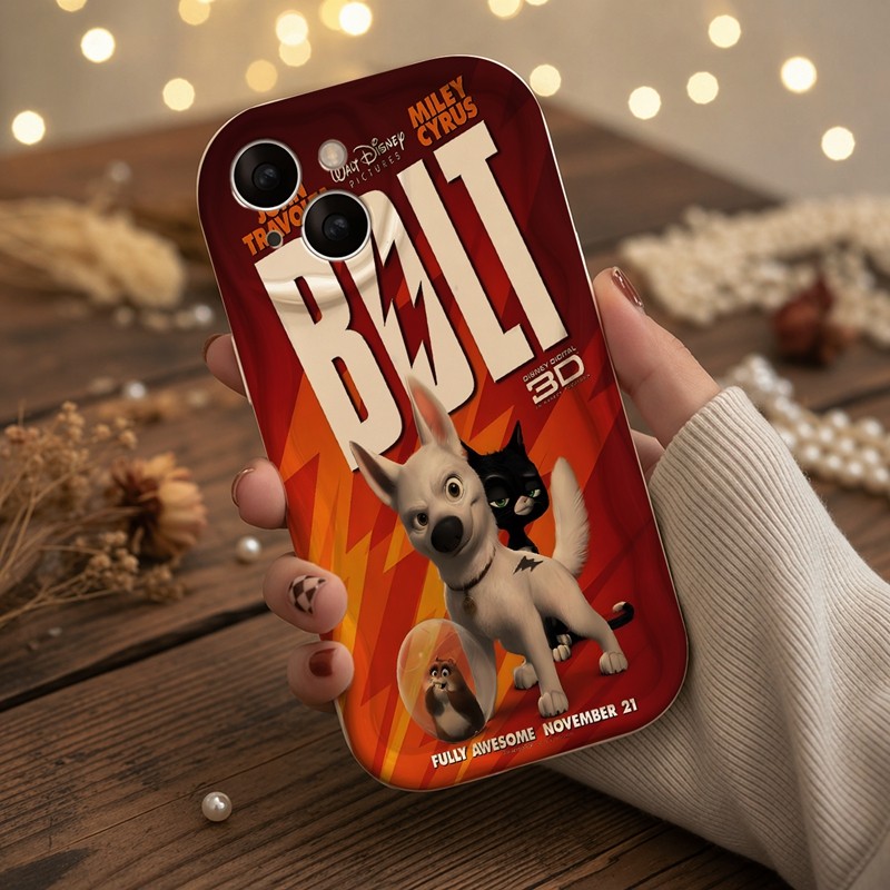 Casing Cocok Poster Film Bolt Disney Untuk OPPO A38 A78 A15-17 A3S A9 A53-58 A7 A74 A36 F17 PRO A94 