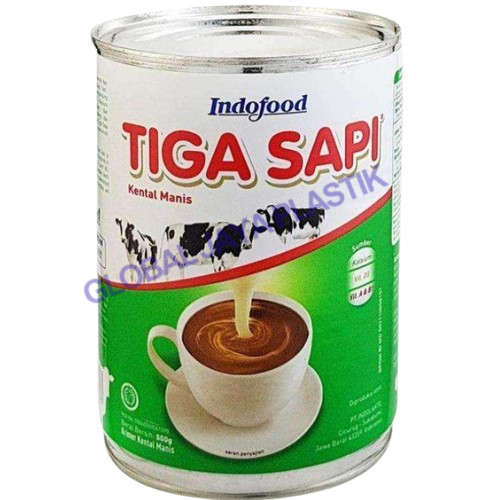 Susu Krimer Kental Manis Tiga Sapi Kaleng
