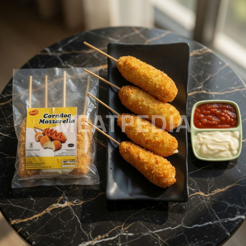 Nisofood Corndough Mozzarella Frozen isi 4 / Corndog mozzarella