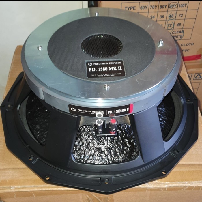 SPEAKER COMPONENT PD 1580 PRECISION DEVICES SUBWOOFER 15 INCH PD1580