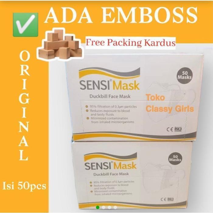 PROMO  Masker Sensi Mask Duckbill Face Mask - DB SENSI 3 PLY - DB SENSI 4 PLY