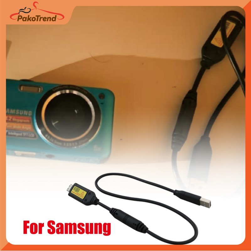 Kabel USB Data Kamera Samsung 0.5M Cocok Untuk ES75 NV40 PL120 ST600 TL500 WB700 Kabel Charger Serba