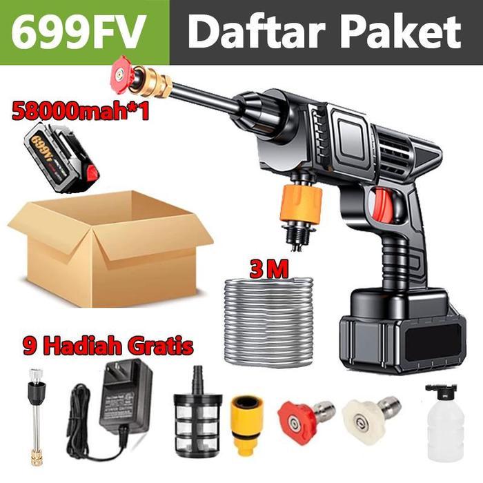 Mesin Steam Cordless / Mesin Saja / HARGA TANPA BATERE TANPA CHARGER DECKER Alat Cuci Mobil dan moto