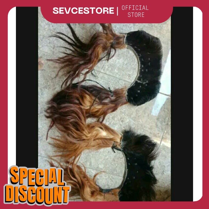 Simbar Barongan + Bando Rambut Sapi Berkualitas BR