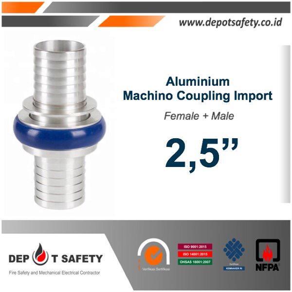 Aluminium Machino Coupling 2.5 inchi - Import