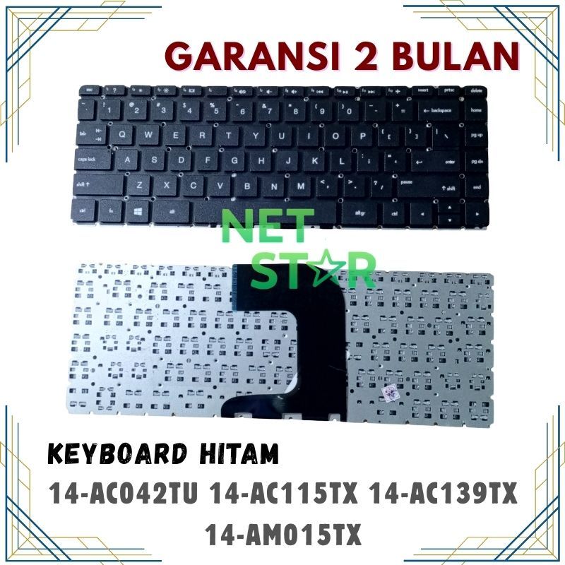 Keyboard HP Pavilion 14-am516TU 14-am514TU 14-am517TU  14-am515TU -NS