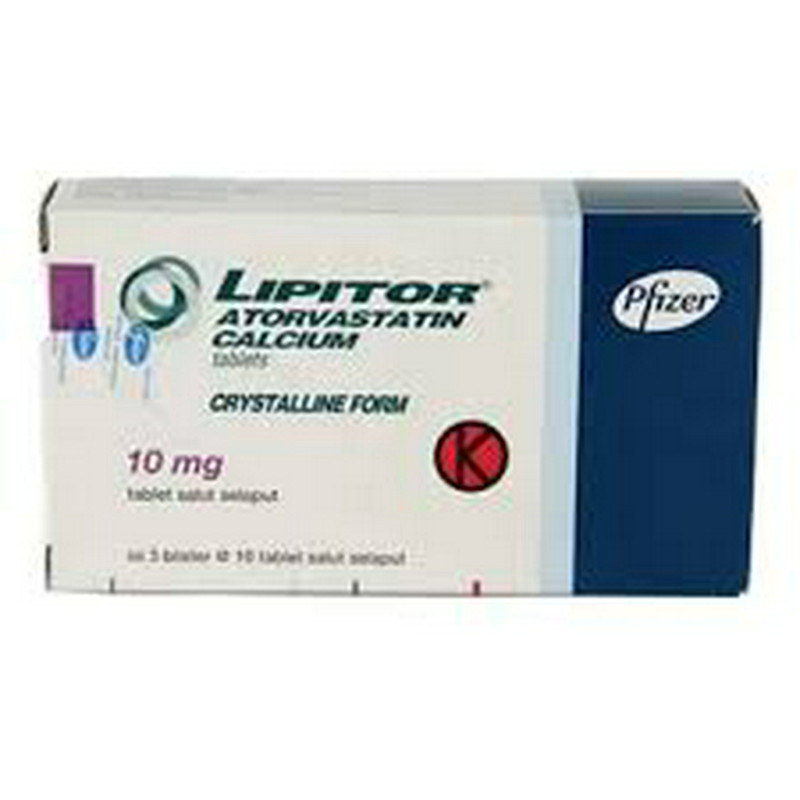 LIPITOR 10 MG 1 BLISTER @ 10 TABLET SALUT SELAPUT