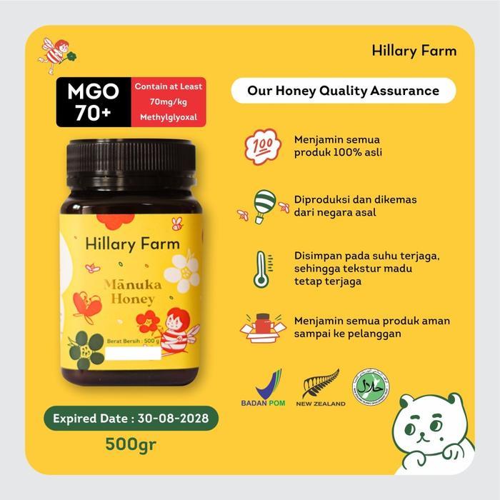 Hillary Farm Manuka Honey - New Zealand (MADU) Terlaris