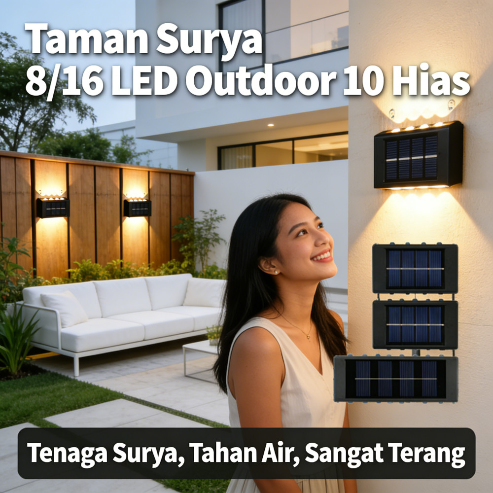 Taman Hias Outdoor LED Surya 16