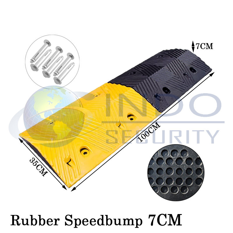 Rubber Speedbump 1M 7CM - Karet Polisi Tidur 1M 7CM
